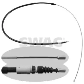 Трос, стояночная тормозная система SWAG купить